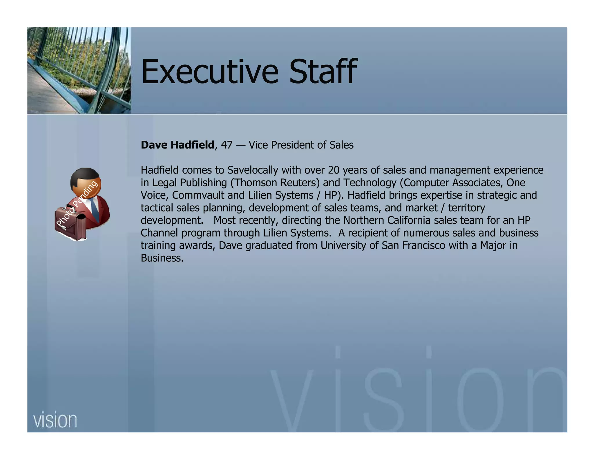 Save Locally Business Vision(R3)