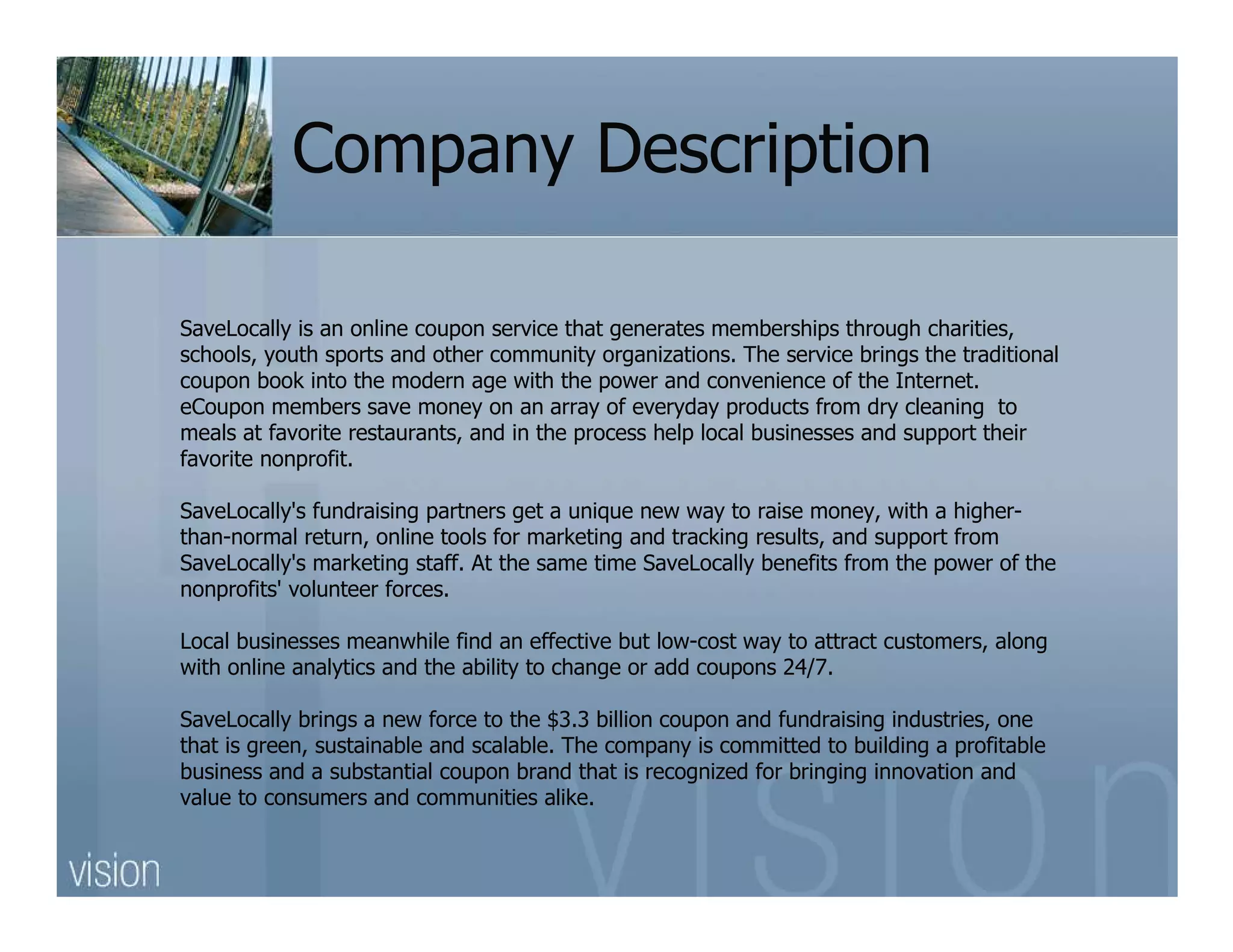 Save Locally Business Vision(R3)