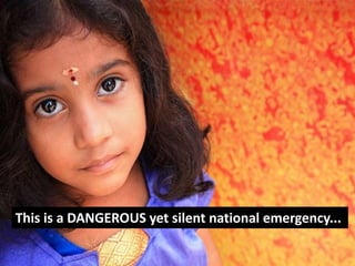 This is a DANGEROUS yet silent national emergency...
 