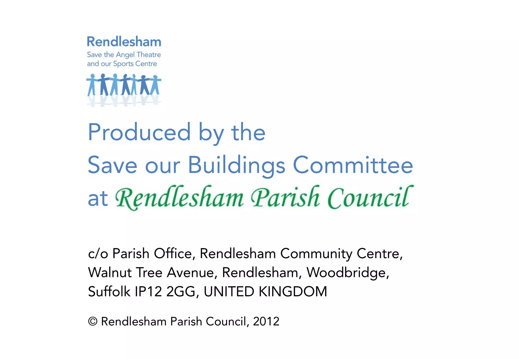 Save the Angel Theatre and Sports Centre at Rendlesham_Snapshot