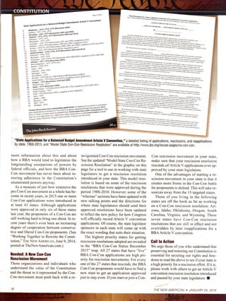 Save the Constitution - by rescinding article v convention applications ...