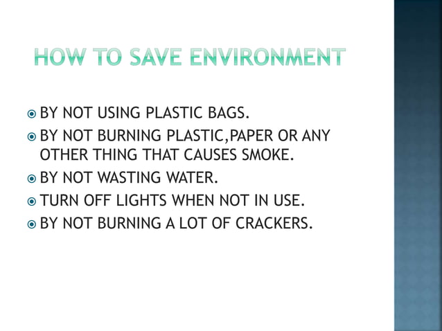 Save the environment (2) | PPTX
