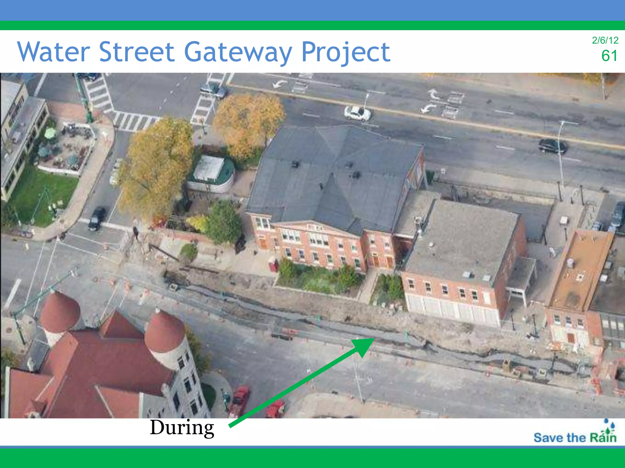 Water Street Gateway Project
                               2/6/12
                                 61




         During
 