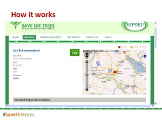 # save the trees How it works 