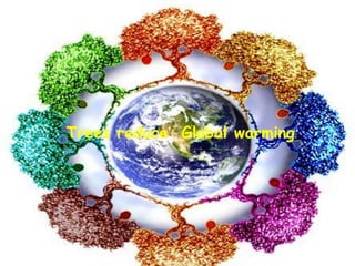 Trees reduce Global warming