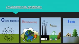 Environmental problems.
 