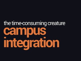 campus
integration
thetime-consumingcreature
 