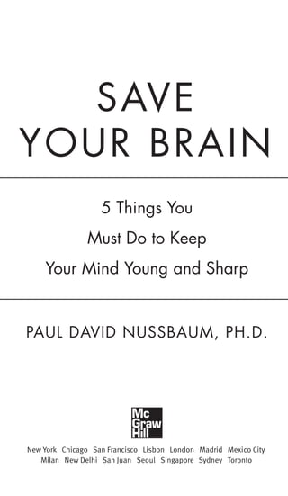 Save your brain