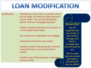 Save Your Home Options