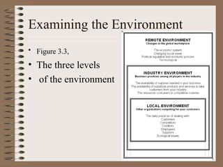 Examining the Environment
• Figure 3.3,

• The three levels
• of the environment




                       3
 