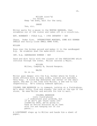 Saving Private Ryan movie script 1998 | PDF