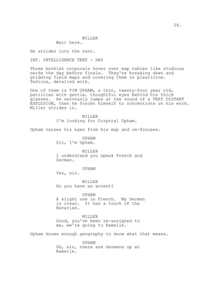 Ryan Evans Script Saving Private Ryan movie script 1998 | PDF