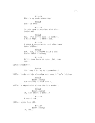 Ryan Evans Script Saving Private Ryan movie script 1998 | PDF