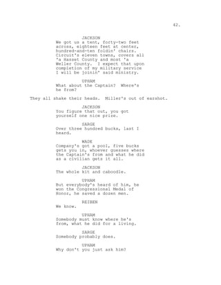 Script Ryan Beck Saving Private Ryan movie script 1998 | PDF