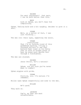 Script Ryan Beck Saving Private Ryan movie script 1998 | PDF