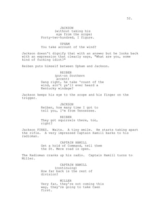 Script Ryan Beck Saving Private Ryan movie script 1998 | PDF