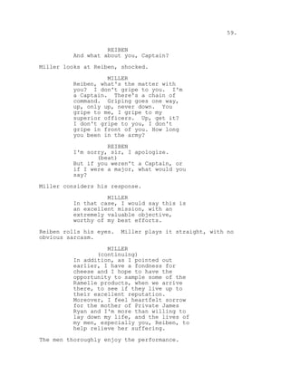 Script Ryan Beck Saving Private Ryan movie script 1998 | PDF