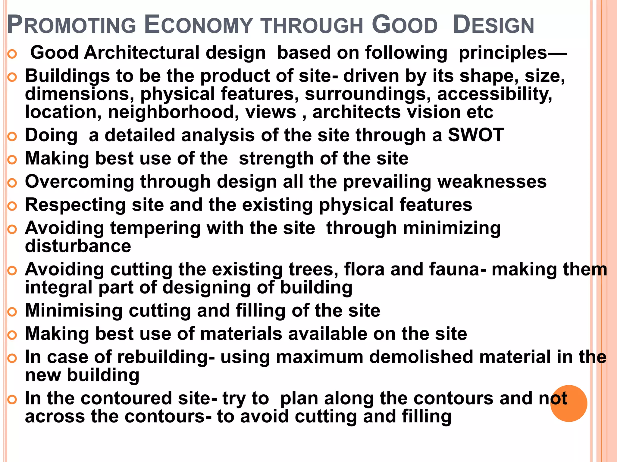 Building For Good Making Buildings Cost- Effective through Building Design | PPTX