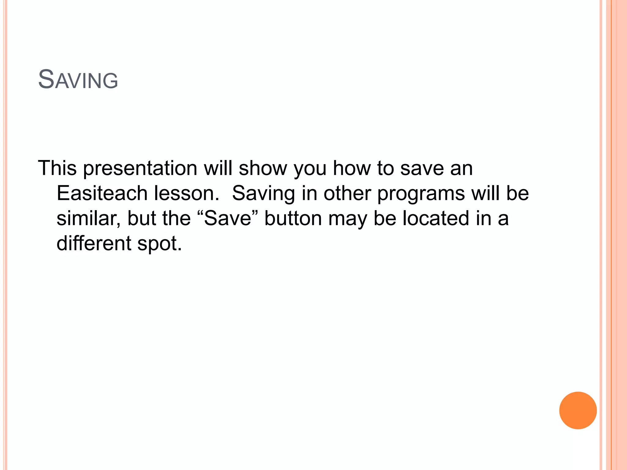 How to Save Your File | PPTX