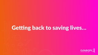 Geong back to saving lives…
 