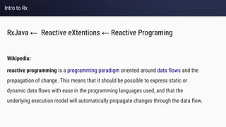 Saving lives with rx java | PPT