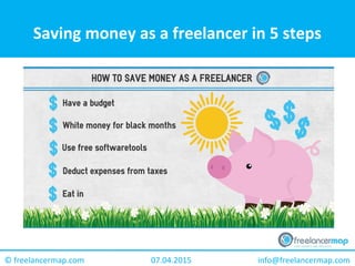 31.03.2015 info@freelancermap.com© freelancermap.com
9 awesome Facebook Pages to follow as a
tech-loving Freelancer
 