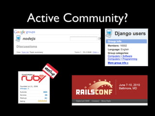 Active Community?
 