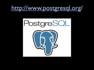 http://www.postgresql.org/
 