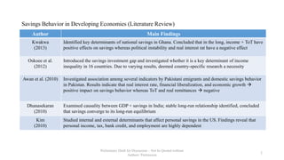 Savings, Financial Development and Economic Growth in Egypt Revisited ...