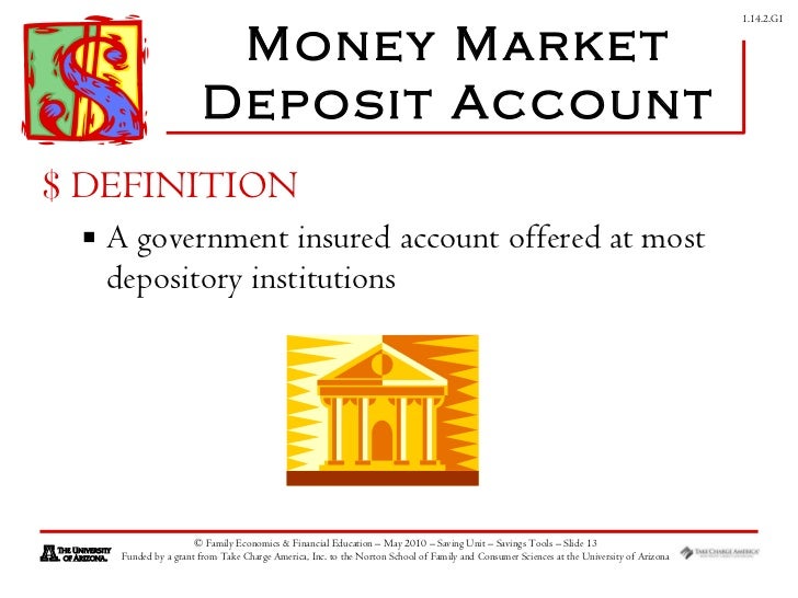 Money market deposit account interest rate Money market deposit account interest rate