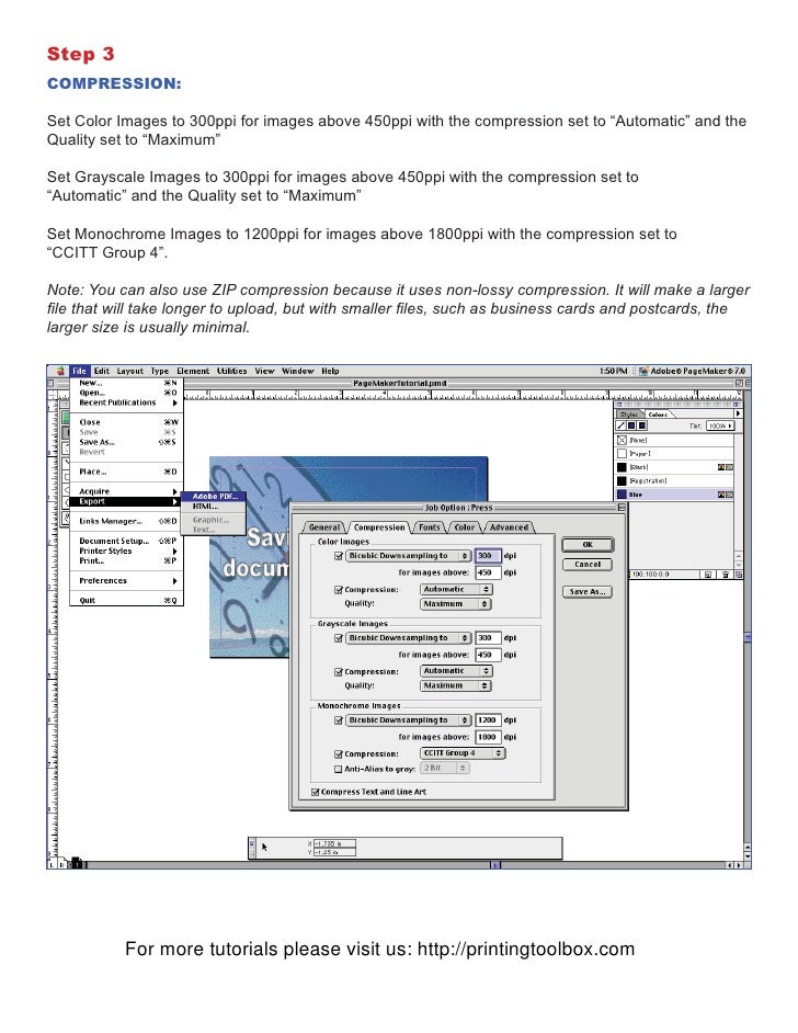 pagemaker to pdf