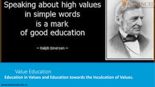 Human Values & Value Education
