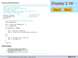 Display 2.16 Slide 2-  Back Next 