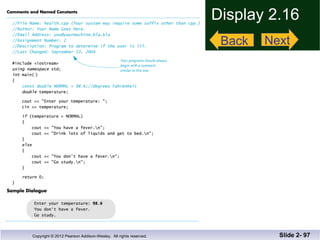 Display 2.16 Slide 2-  Back Next 