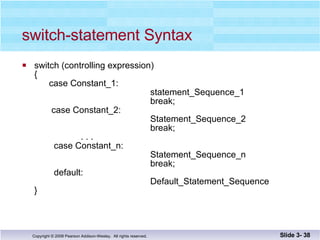 Savitch Ch 03 | PPT