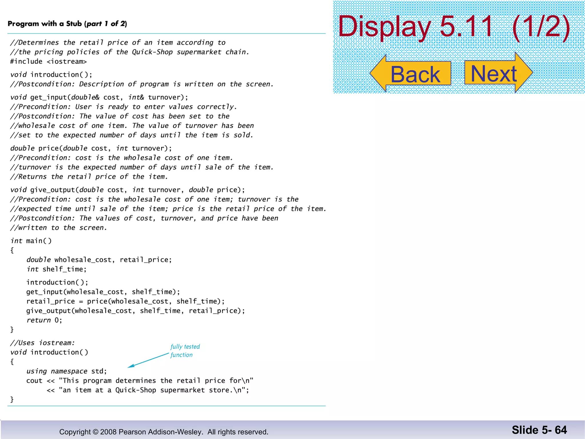 Display 5.11  (1/2) Slide 5-  Back Next 
