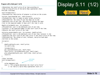 Display 5.11  (1/2) Slide 5-  Back Next 