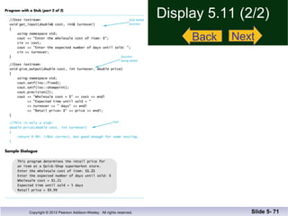 Display 5.11 (2/2) Slide 5-  Back Next 