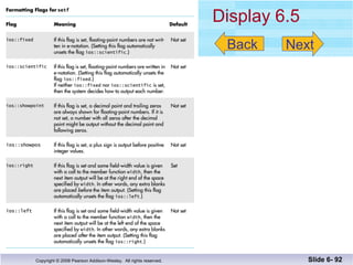 Display 6.5 Slide 6-  Back Next 
