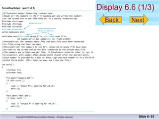 Display 6.6 (1/3) Slide 6-  Back Next 