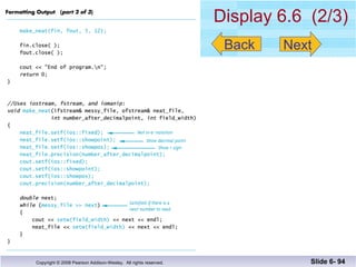 Display 6.6  (2/3) Slide 6-  Back Next 