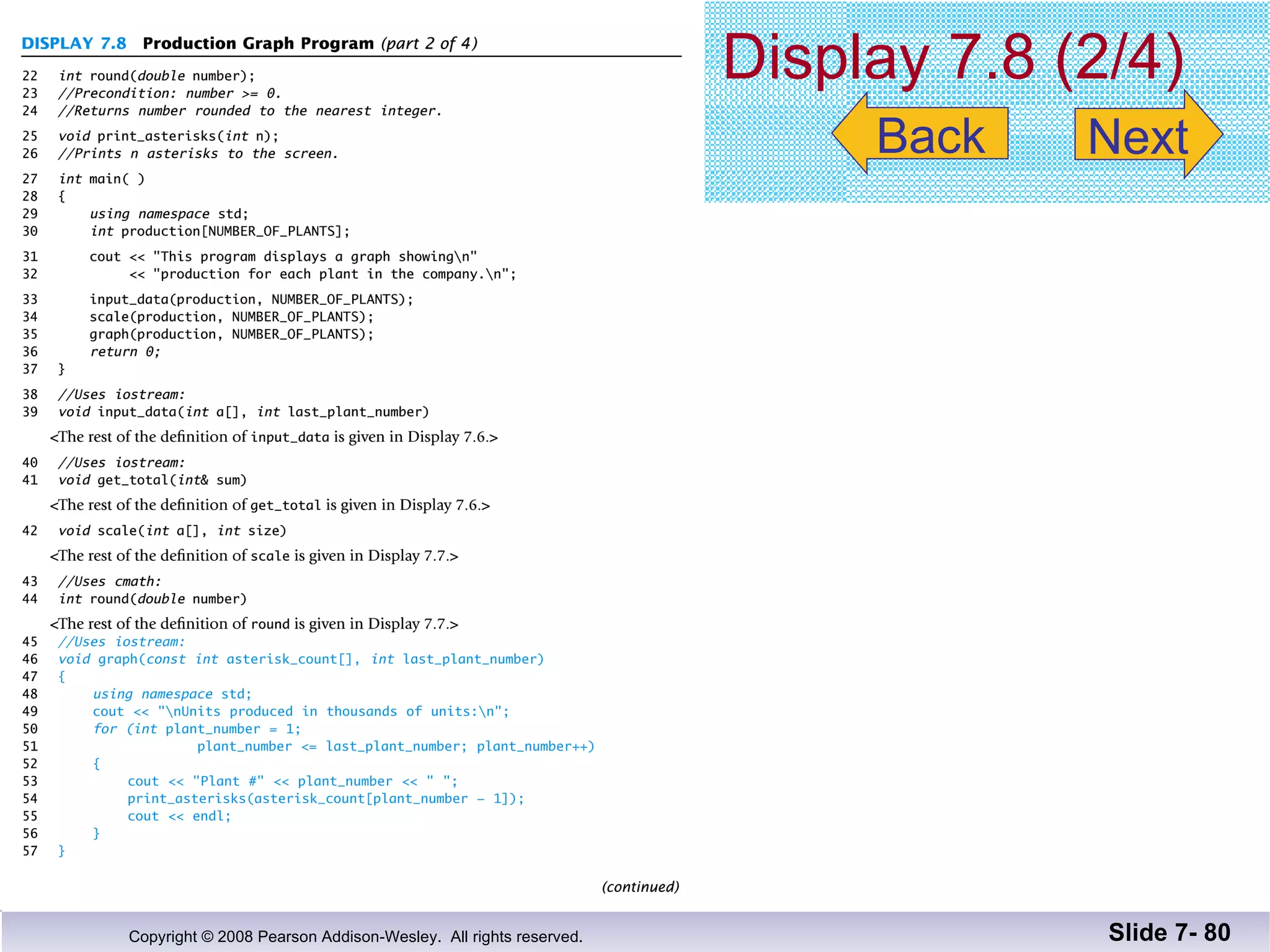 Display 7.8 (2/4) Slide 7-  Back Next 