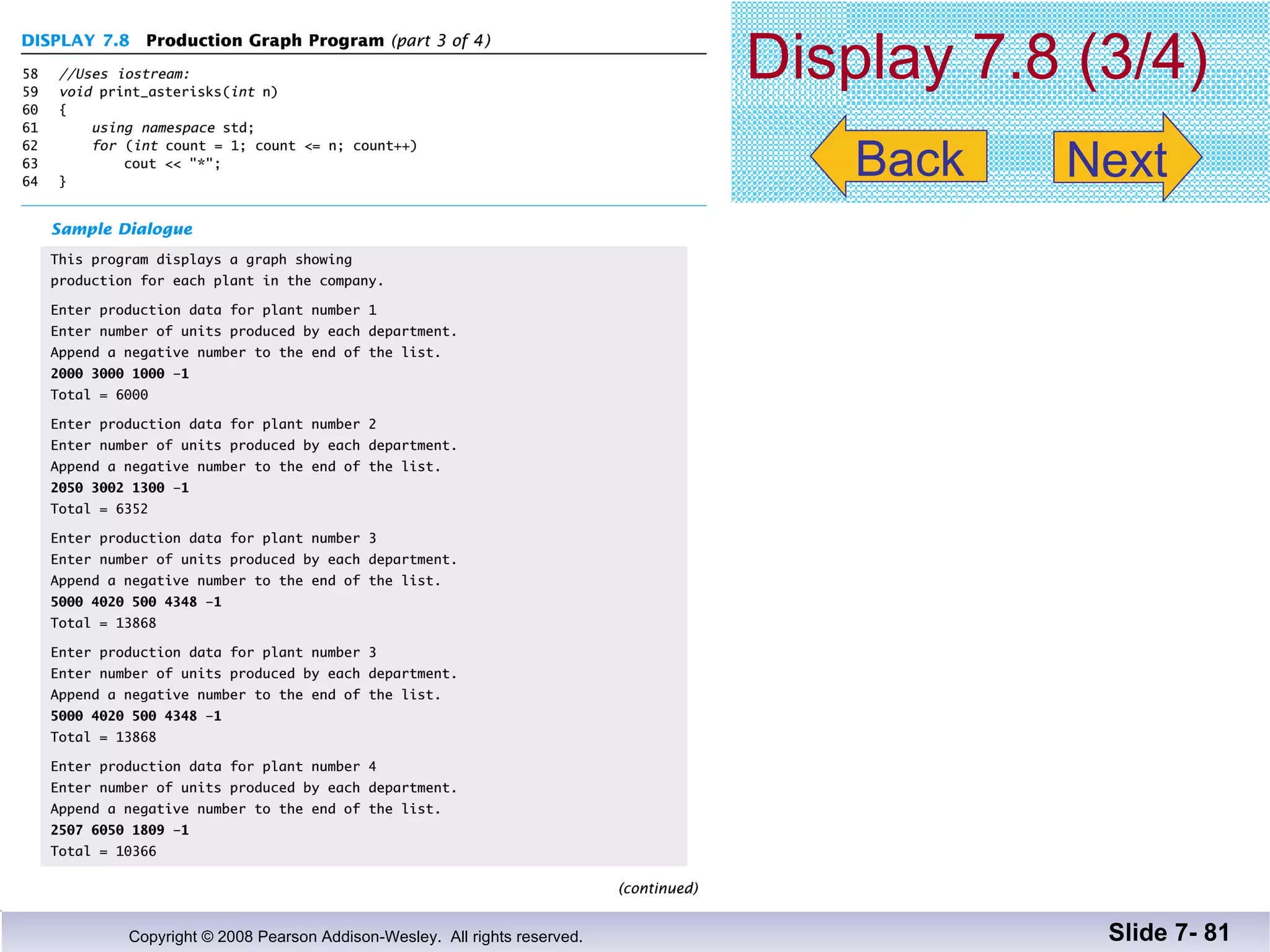 Display 7.8 (3/4) Slide 7-  Next Back 