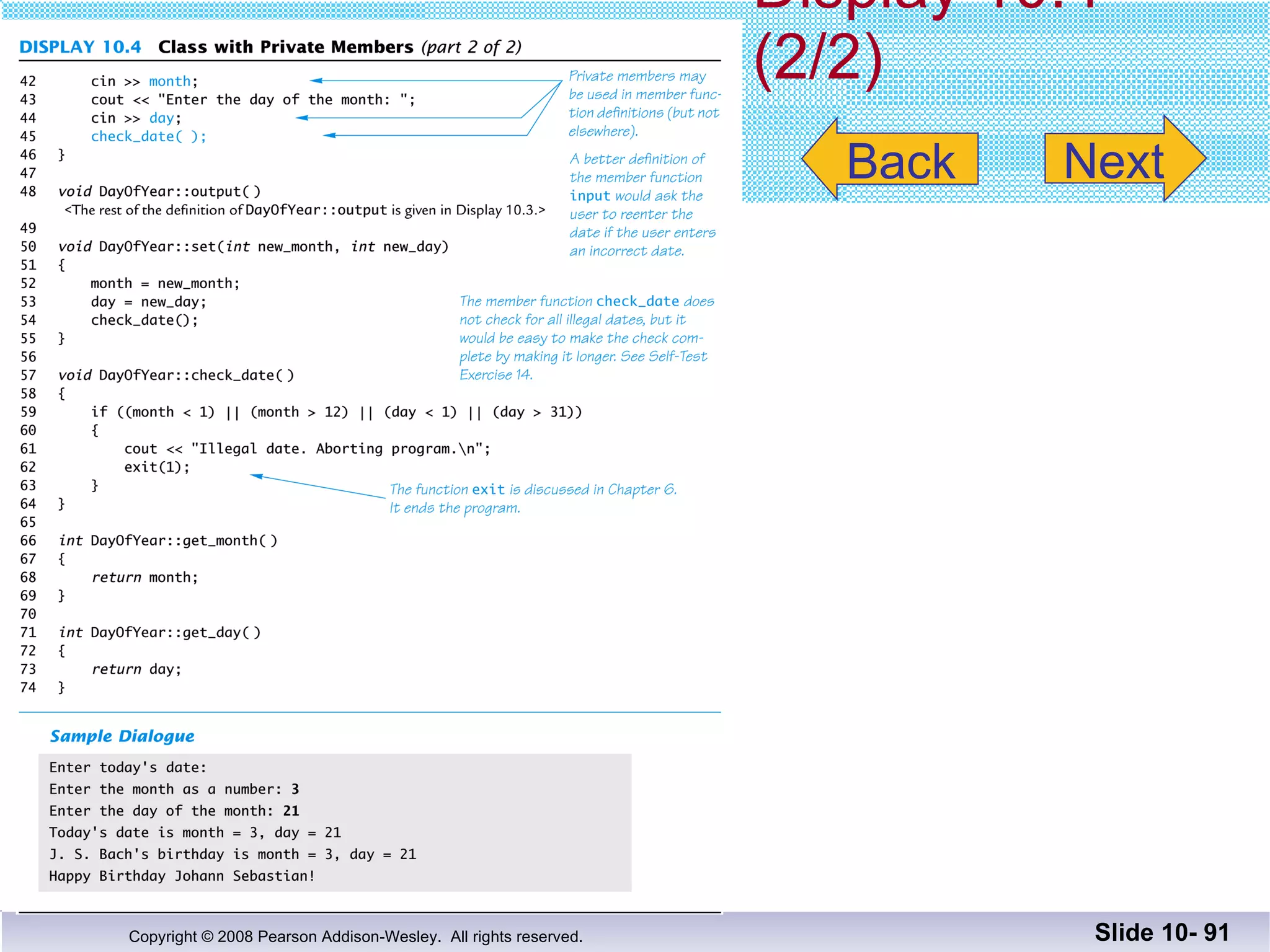 Display 10.4 (2/2) Slide 10-  Back Next 