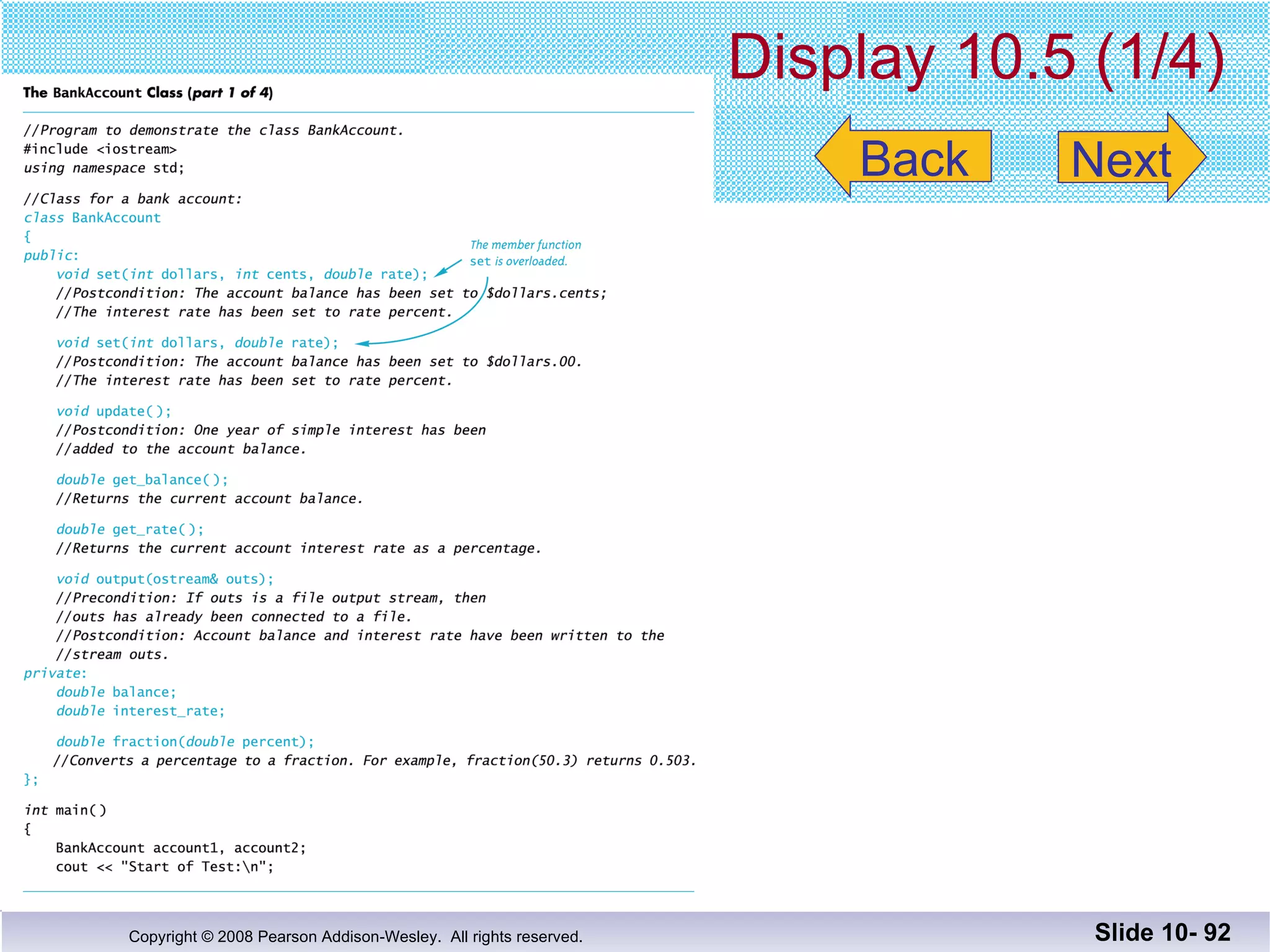 Display 10.5 (1/4) Slide 10-  Back Next 