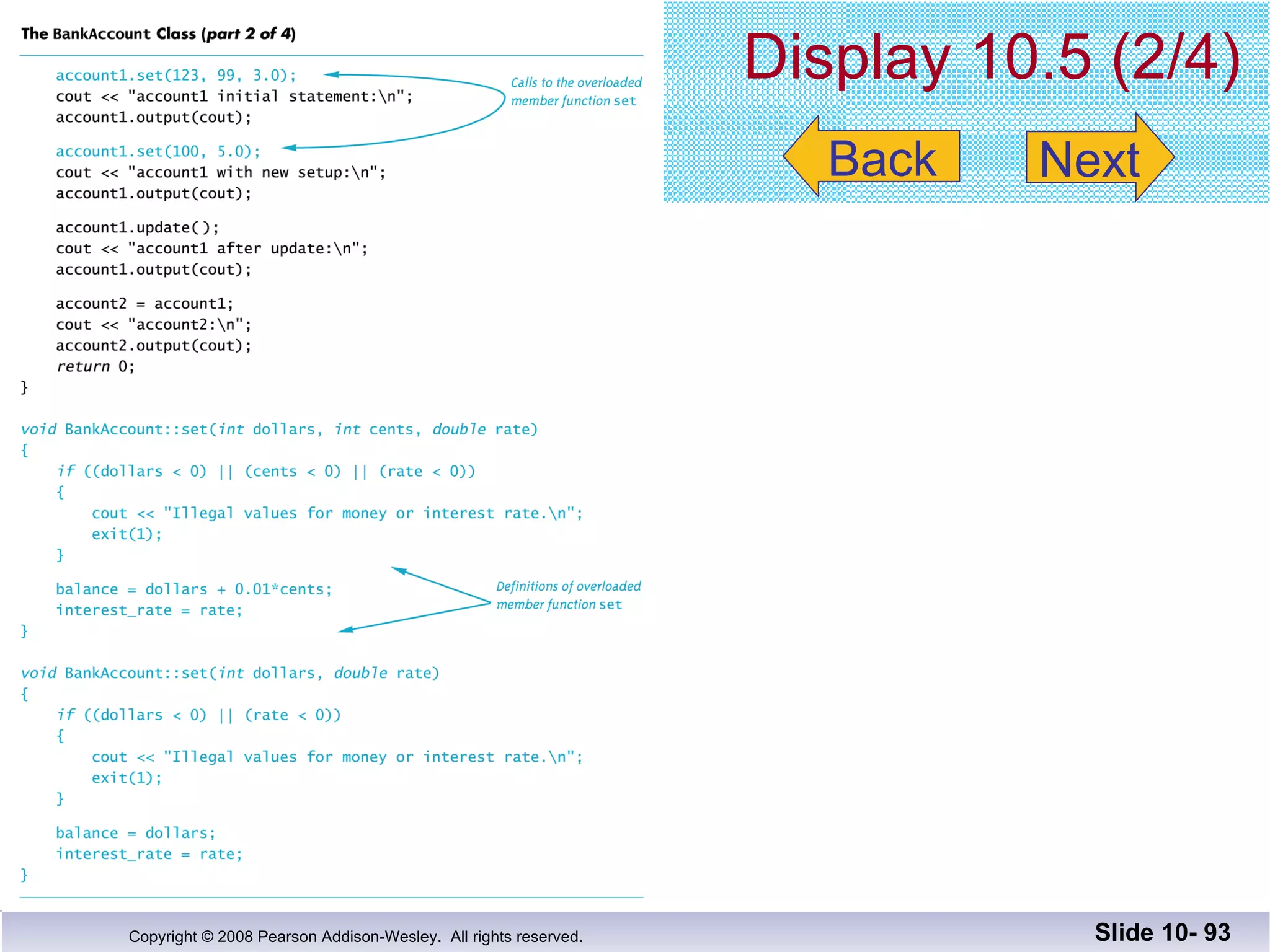 Display 10.5 (2/4) Slide 10-  Back Next 