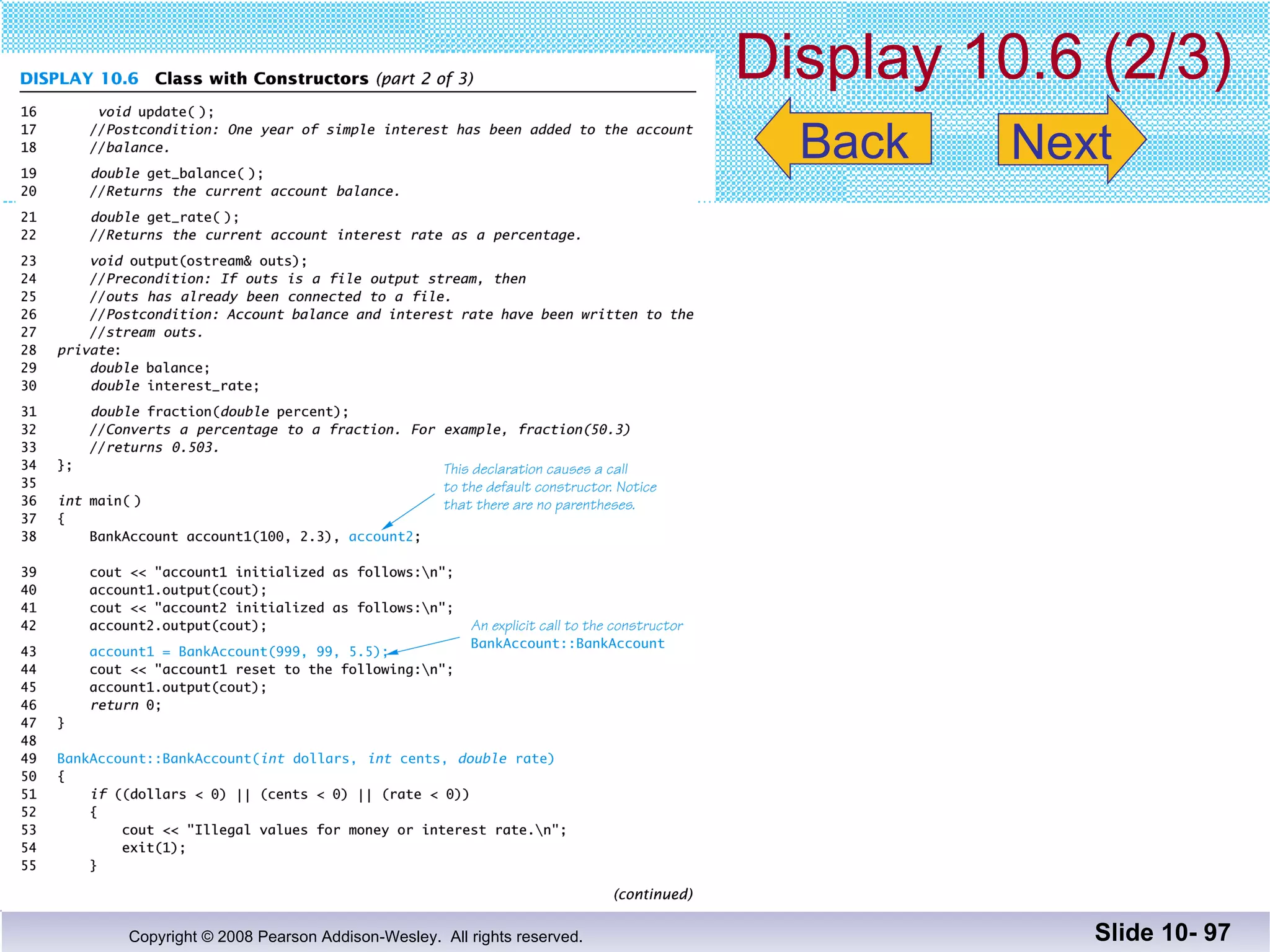 Display 10.6 (2/3) Slide 10-  Back Next 