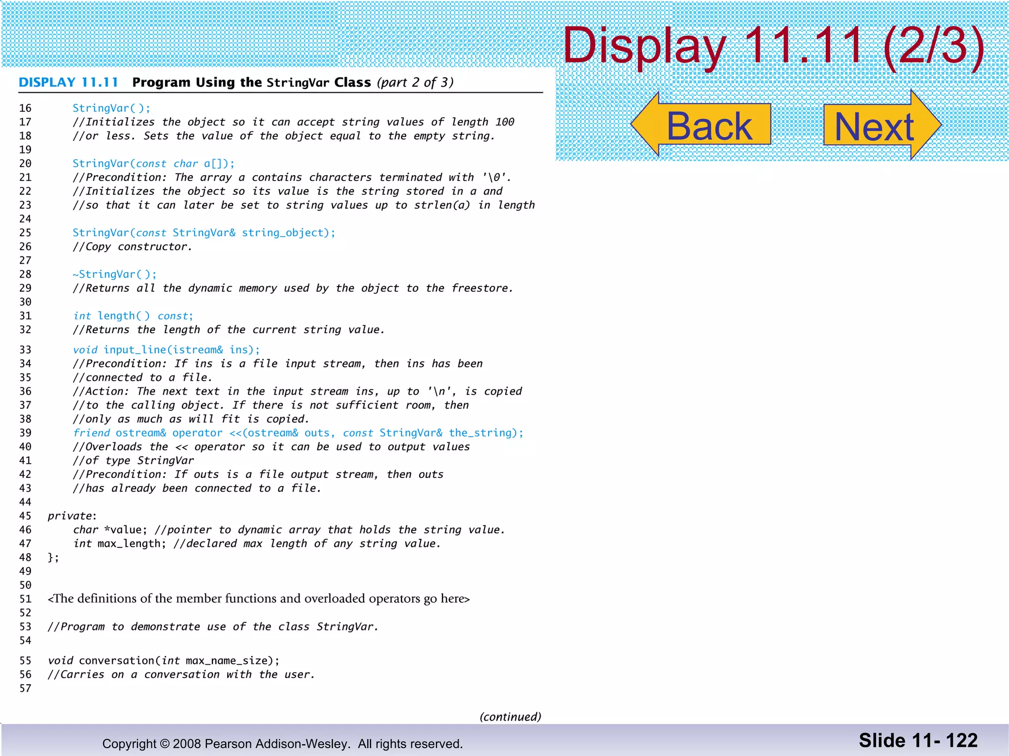 Display 11.11 (2/3) Slide 11-  Back Next 