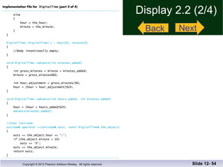 Display 2.2 (2/4) Slide 12-  Back Next 