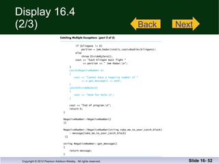 Display 16.4 (2/3) Slide 16-  Back Next 
